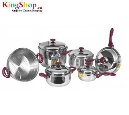 Bộ nồi 11 PCS Happy Cook HC 11C - Hàng chính hãng