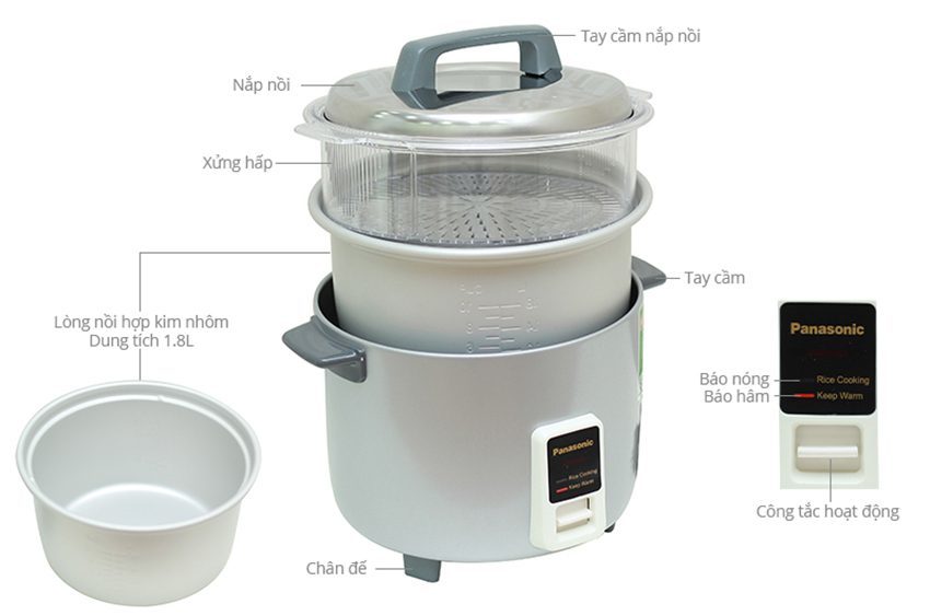 Top 10 nồi cơm điện được ưa chuộng nhất - Hàng chính hãng