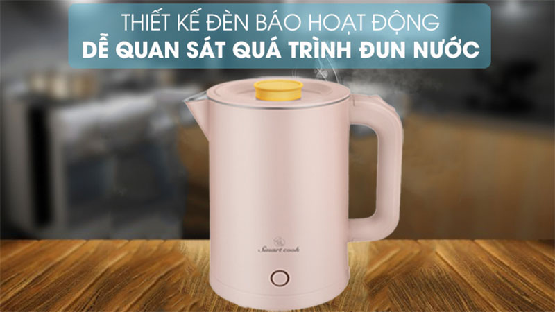 Ấm đun nước siêu tốc Elmich Smartcook KES-3857P/G/W - Hàng chính hãng