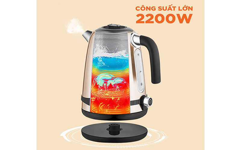 Ấm đun nước siêu tốc Unie UEK1762C - Hàng chính hãng