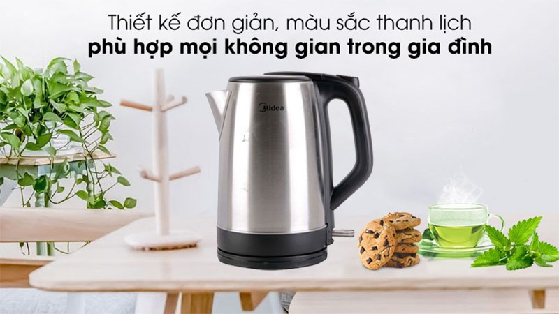 Ấm đun siêu tốc Midea MK-17SF - Hàng chính hãng