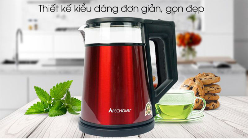 Ấm đun siêu tốc Apechome APH-ST15G - Hàng chính hãng