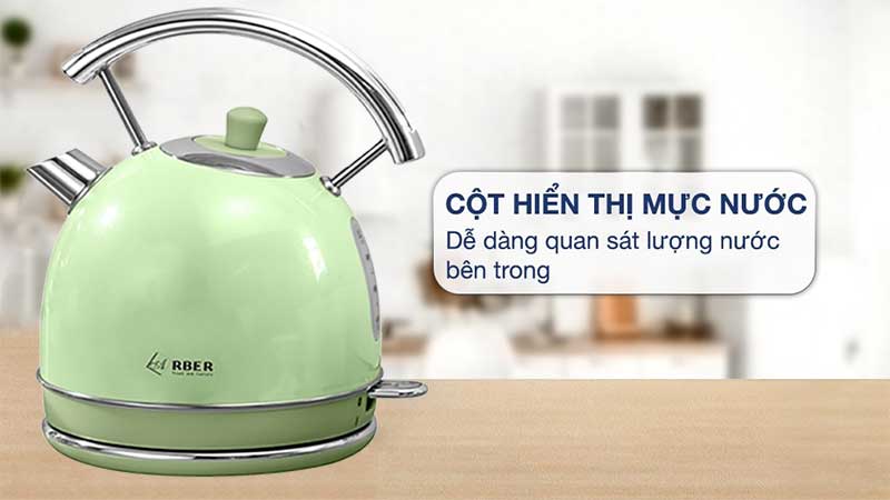 Ấm siêu tốc Arber AST1.8A GREEN - Hàng chính hãng