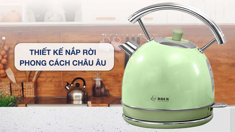 Ấm siêu tốc Arber AST1.8A GREEN - Hàng chính hãng