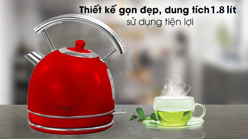 Ấm siêu tốc Arber AST1.8B RED - Hàng chính hãng