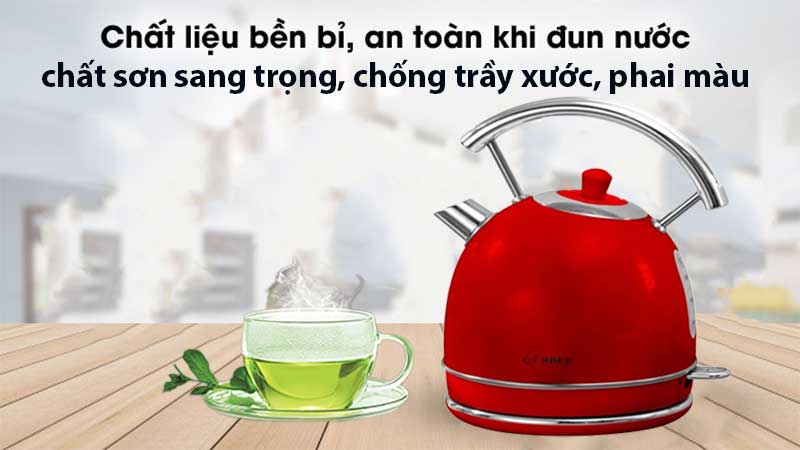 Ấm siêu tốc Arber AST1.8B RED - Hàng chính hãng