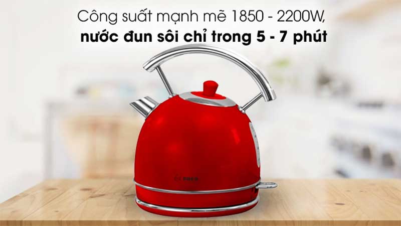 Ấm siêu tốc Arber AST1.8B RED - Hàng chính hãng