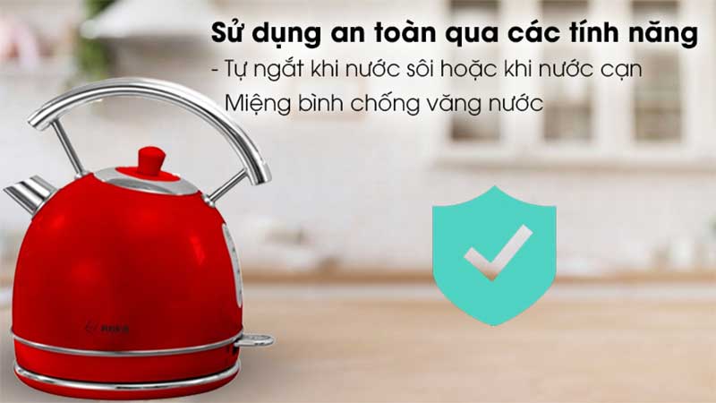 Ấm siêu tốc Arber AST1.8B RED - Hàng chính hãng