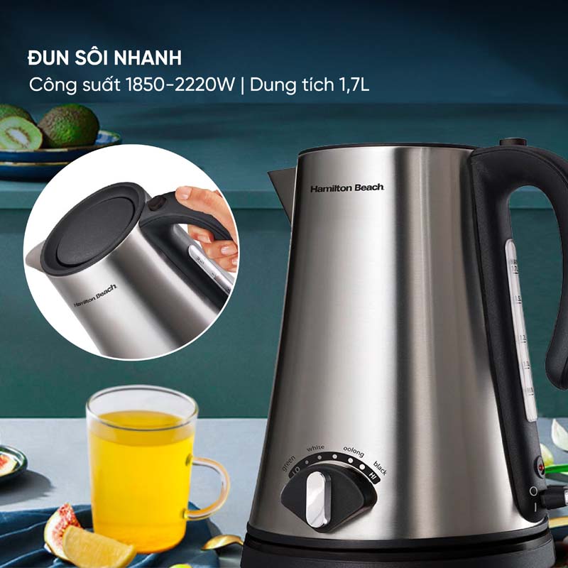 Ấm siêu tốc Hamilton Beach 40992-SAU - Hàng chính hãng