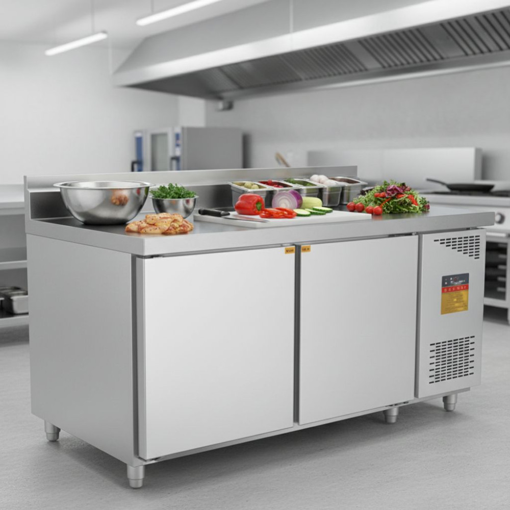Bàn mát inox 2 cánh CVSA SPFD-360LC - Hàng chính hãng