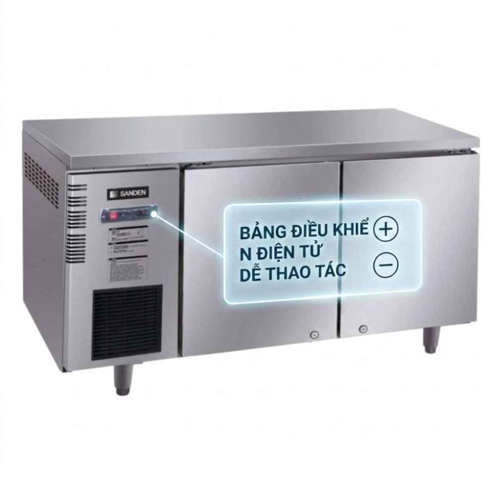 Bàn mát inox 2 cánh Sanden SCC-1563 - Hàng chính hãng