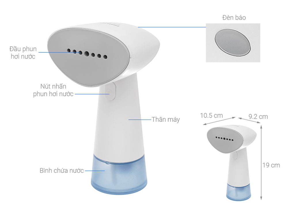 Bàn ủi hơi nước cầm tay Philips STH1000/10 - Hàng chính hãng