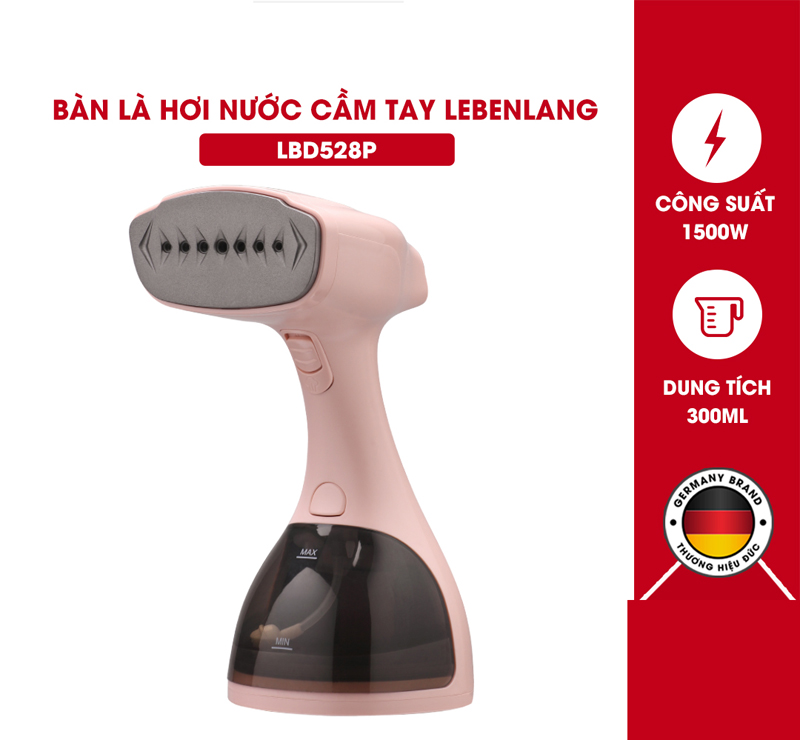 Bàn ủi hơi nước cầm tay Lebenlang LBD528 - Hàng chính hãng