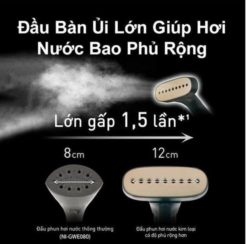 Bàn ủi hơi nước Panasonic NI-GWG090GRA - Hàng chính hãng
