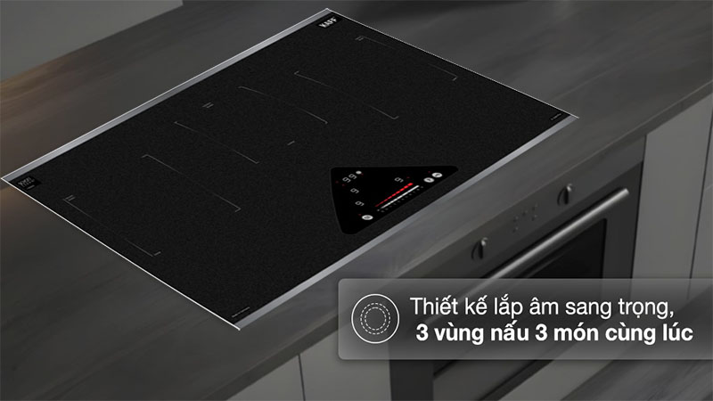 Bếp 3 điện từ Kaff KF-IC5801II Plus (Made in Germany) - Hàng chính hãng
