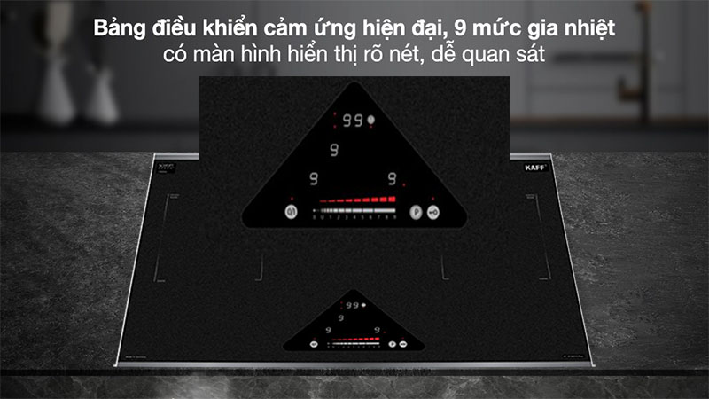Bếp 3 điện từ Kaff KF-IC5801II Plus (Made in Germany) - Hàng chính hãng