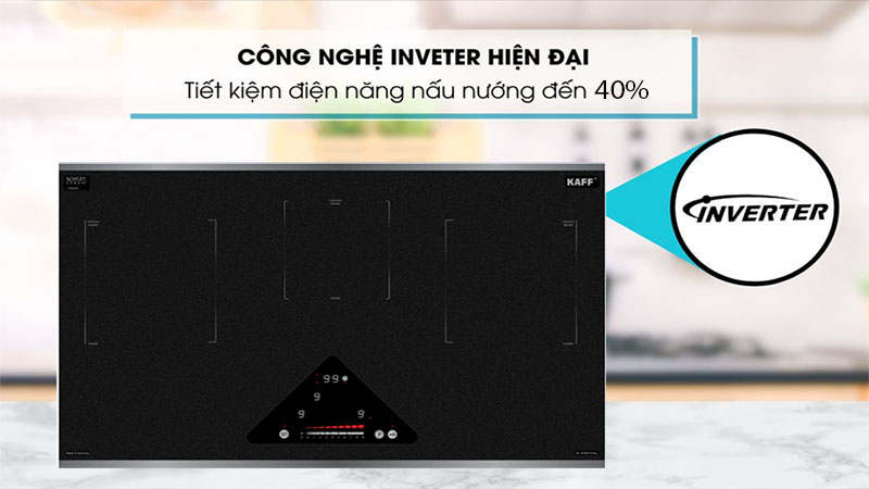 Bếp 3 điện từ Kaff KF-IC5801II Plus (Made in Germany) - Hàng chính hãng