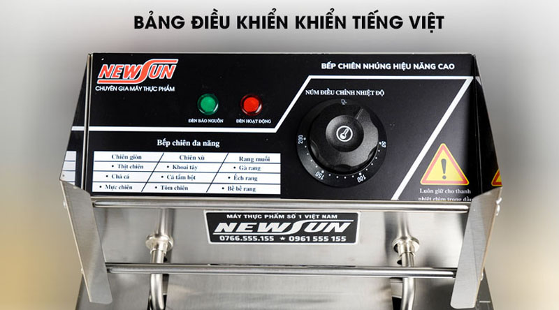 Bếp chiên nhúng điện đơn Newsun EF81 - Hàng chính hãng