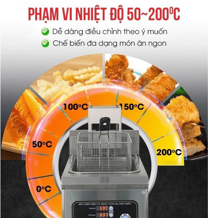 Bếp chiên nhúng đơn Newsun JDZL-1ST - Hàng chính hãng