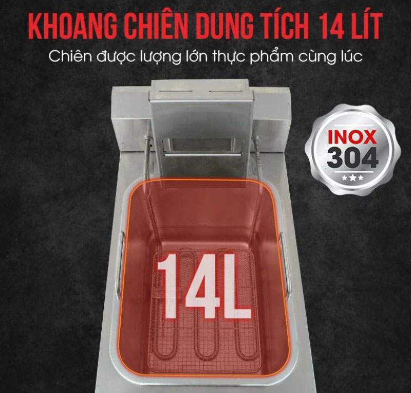 Bếp chiên nhúng đơn Newsun JDZL-1ST - Hàng chính hãng