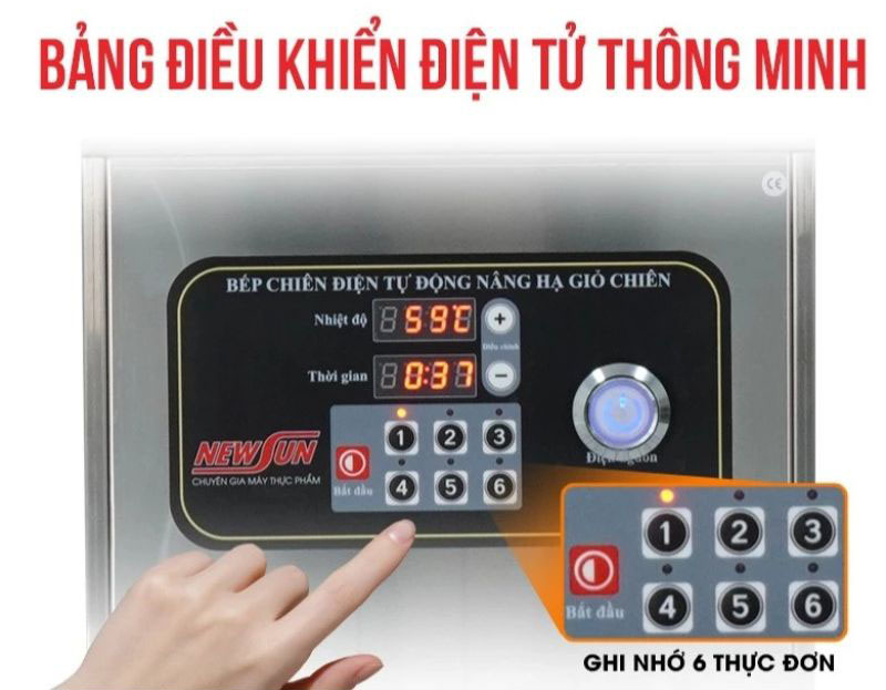 Bếp chiên nhúng đơn Newsun JDZL-1ST - Hàng chính hãng