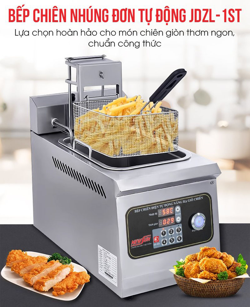 Bếp chiên nhúng đơn Newsun JDZL-1ST - Hàng chính hãng