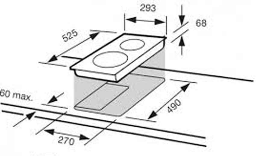 Bếp điện Domino Fagor 4MF-2VAX - Hàng chính hãng