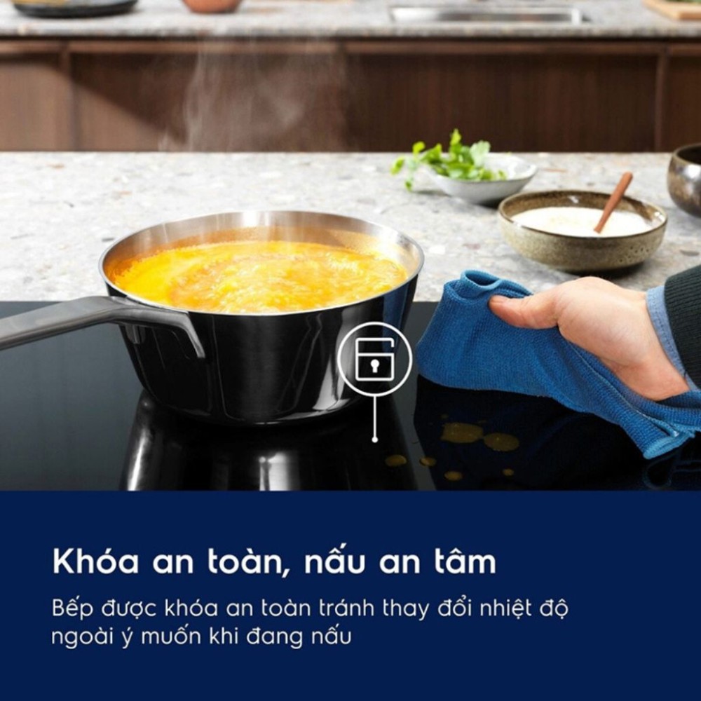 Bếp điện từ âm Electrolux EHI7266BF - Hàng chính hãng