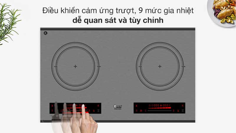 Bếp điện từ đôi Arber AB-2021A - Hàng chính hãng