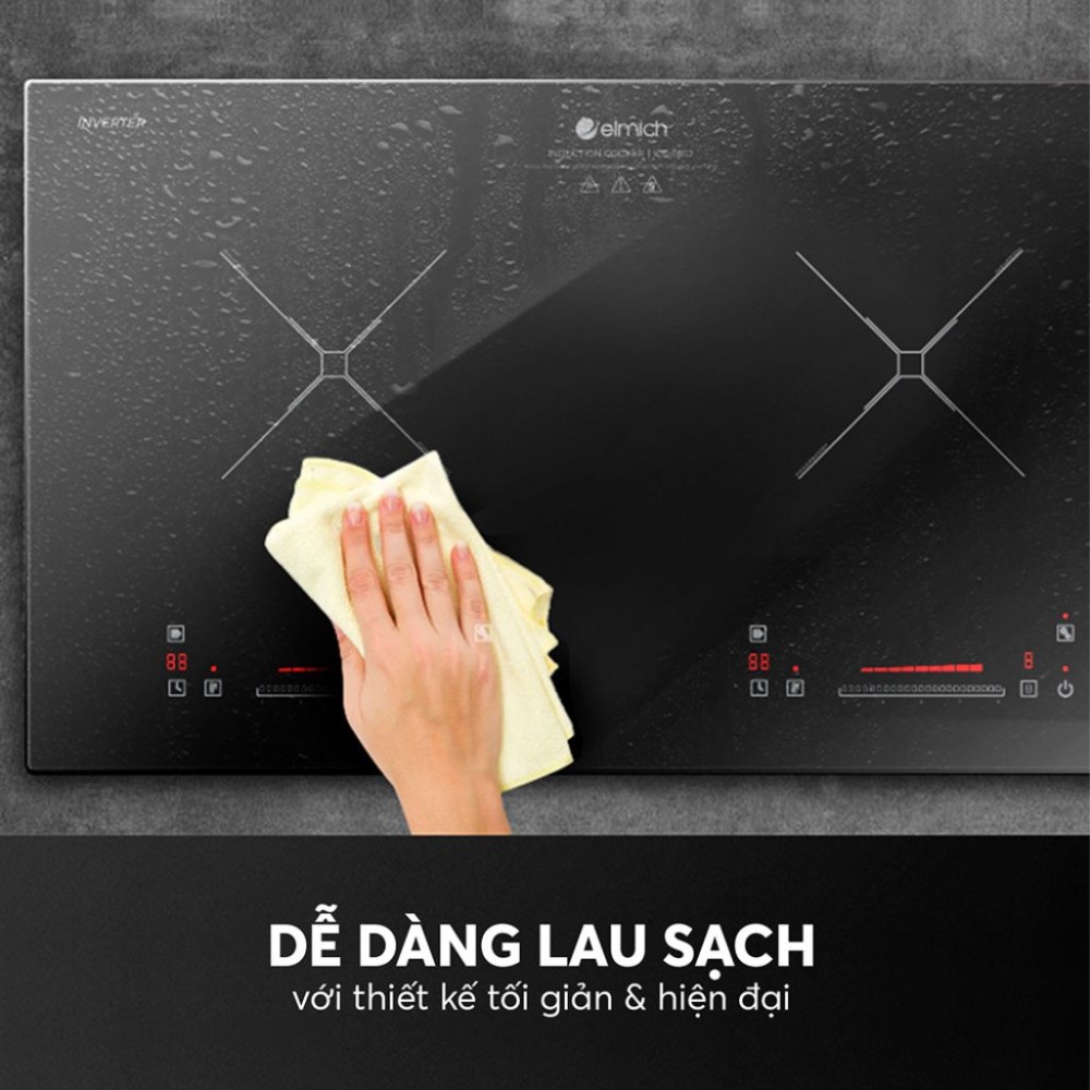 Bếp điện từ đôi Elmich ICE-8852 - Hàng chính hãng