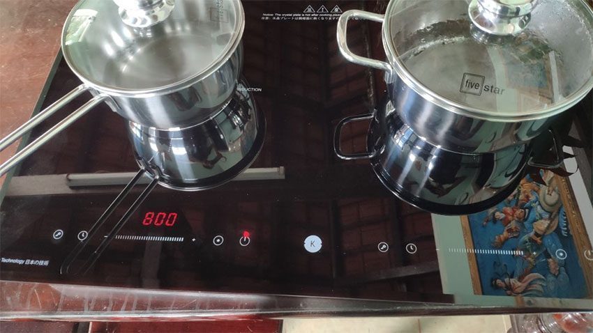 Bếp điện từ đôi Kachi MK75 - Hàng chính hãng