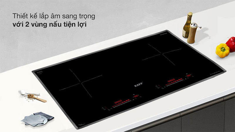 Bếp điện từ đôi Kaff KF-FL68II NEW PLUS - Hàng chính hãng