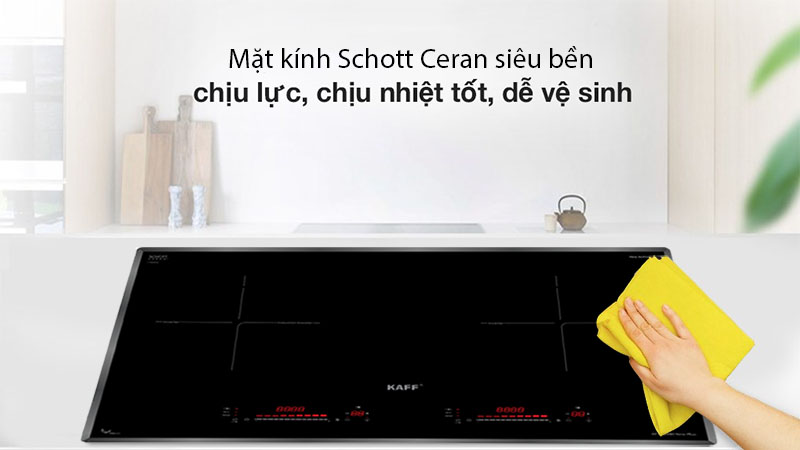 Bếp điện từ đôi Kaff KF-FL68II NEW PLUS - Hàng chính hãng
