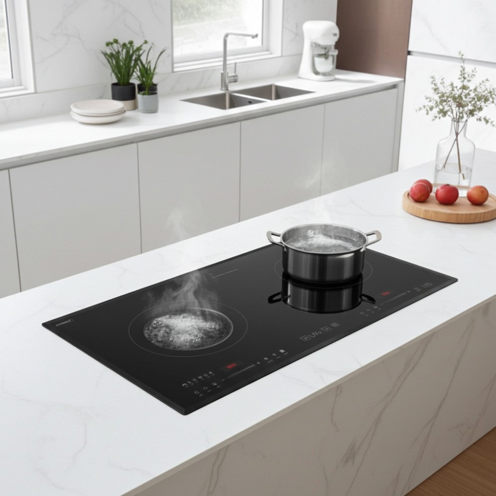 Bếp điện từ đôi Livotec LID-980M - Hàng chính hãng