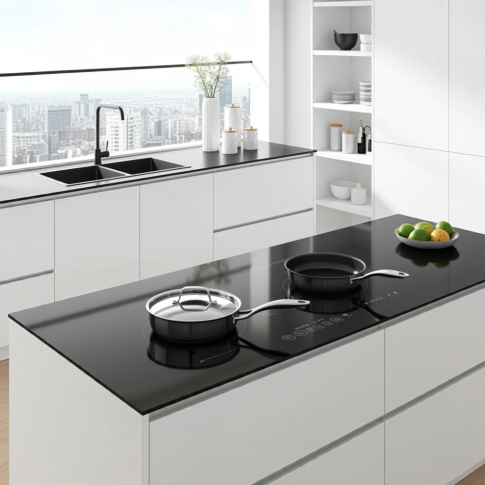 Bếp điện từ đôi Livotec LID-980M - Hàng chính hãng