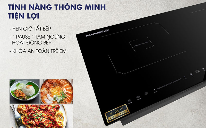 Bếp điện từ đôi Panworld PW-1922 - Hàng chính hãng