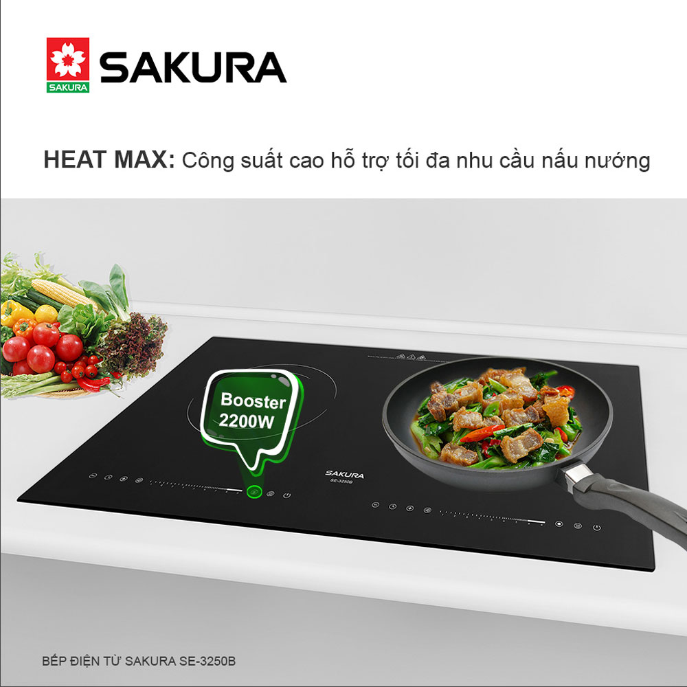 Bếp điện từ Sakura SE-3250B  - Hàng chính hãng