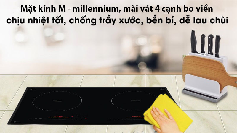 Bếp điện từ đôi Spelier STL-220C - Hàng chính hãng