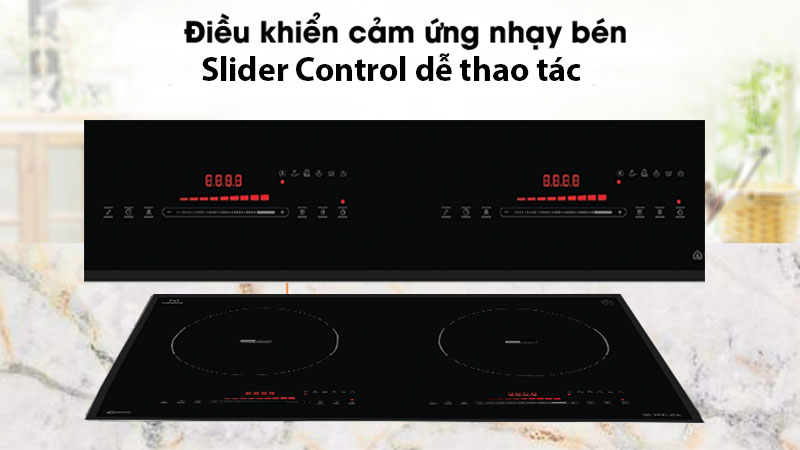 Bếp điện từ đôi Spelier STL-220C - Hàng chính hãng