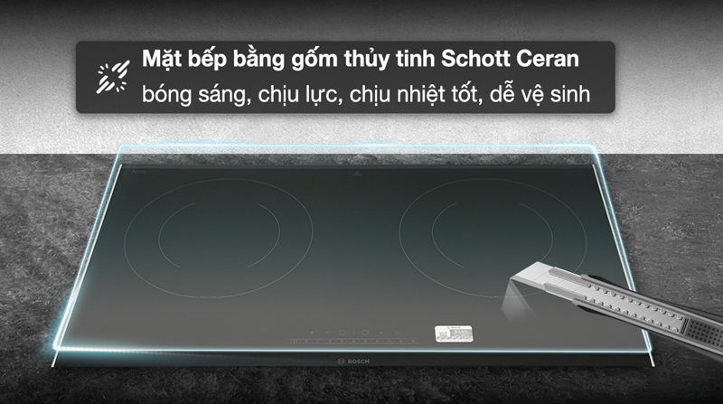 Bếp điện từ đôi Bosch PPI82566VN - Hàng chính hãng