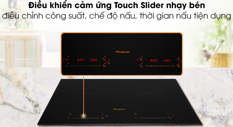Bếp điện từ đôi Kangaroo KG858I - Hàng chính hãng