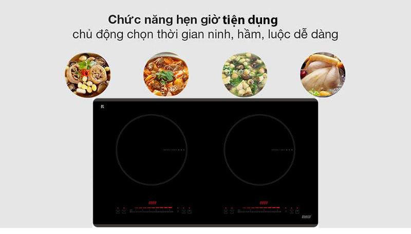 Bếp điện từ đôi Lorca TA-1006 PLUS - Hàng chính hãng