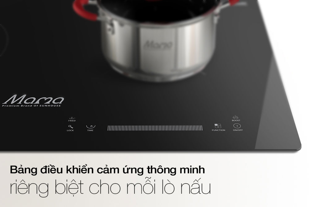 Bếp đôi điện từ Sunhouse Mama MMB9201DIH - Hàng chính hãng