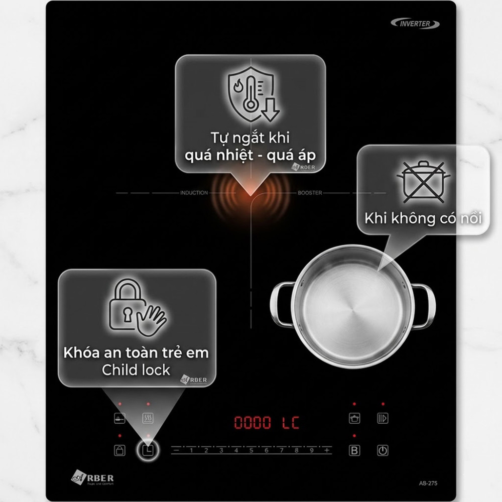 Bếp điện từ đơn Arber AB-275 - Hàng chính hãng