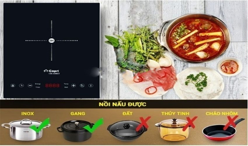 Bếp hồng ngoại Capri CR-168KT - Hàng chính hãng