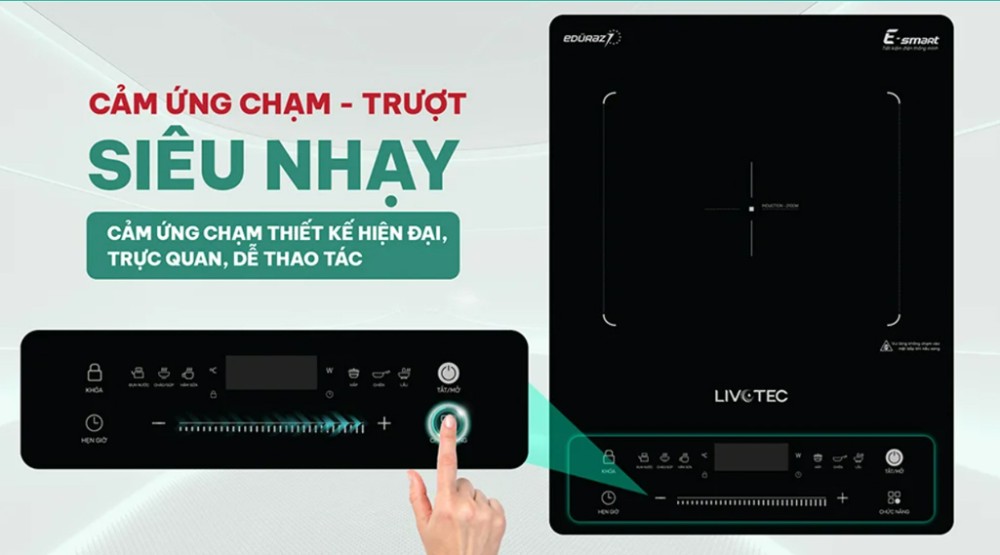 Bếp điện từ đơn Livotec E-smart LIS-826 - Hàng chính hãng