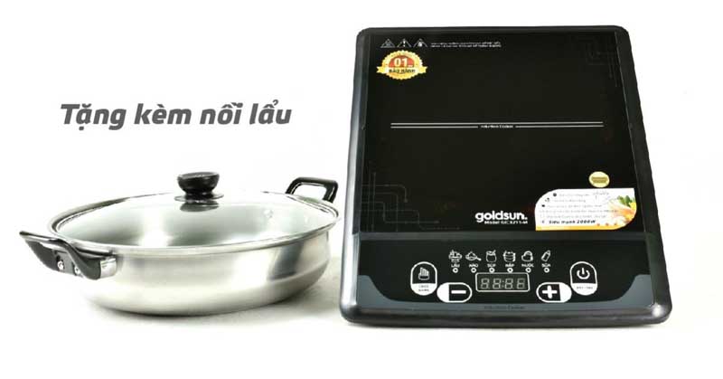 Bếp điện từ đơn Goldsun GIC3211-M - Hàng chính hãng