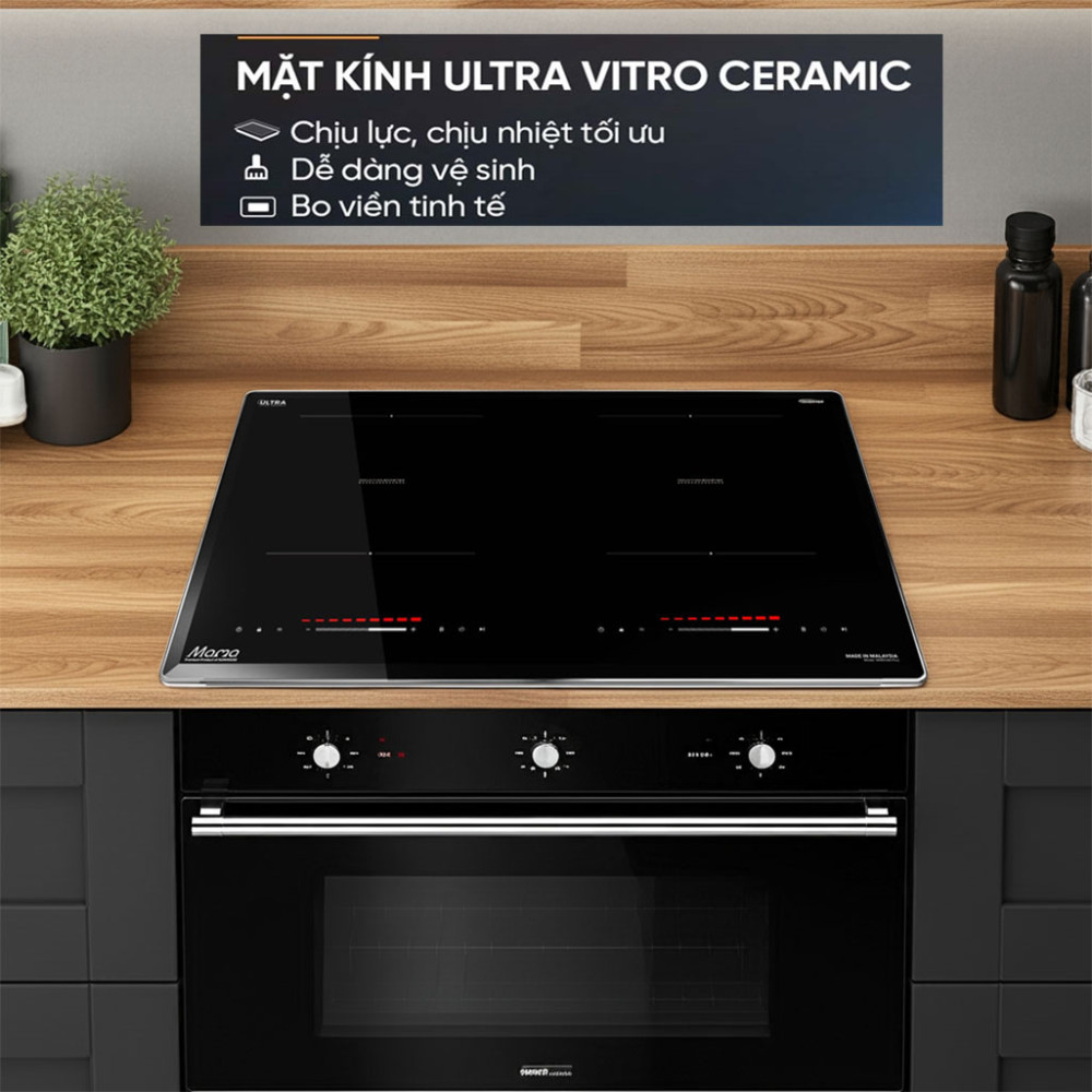 Bếp đôi điện từ Sunhouse Mama MMB588-PLUS - Hàng chính hãng