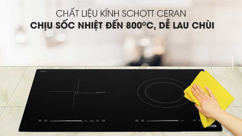Bếp đôi điện từ hồng ngoại Ferroli IC4200DD - Hàng chính hãng