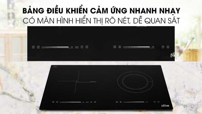 Bếp đôi điện từ hồng ngoại Ferroli IC4200DD - Hàng chính hãng